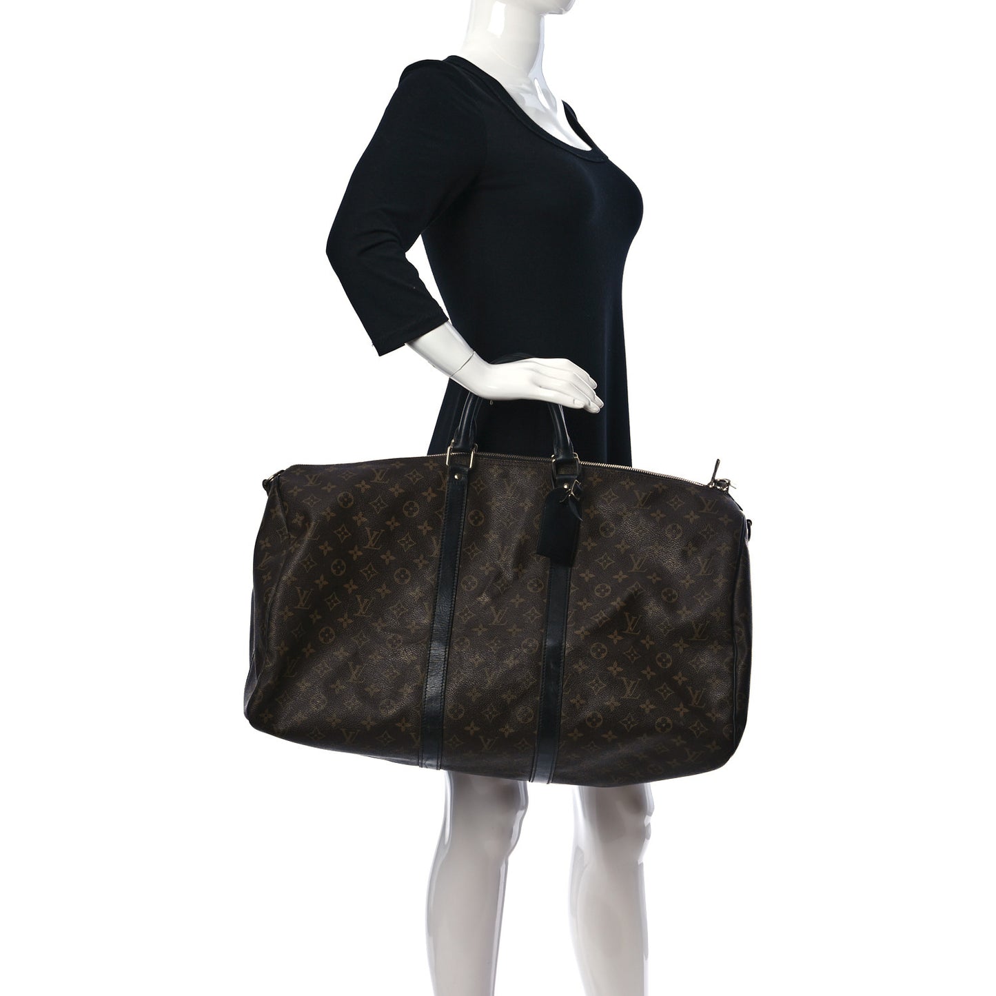 Monogram Macassar Keepall Bandouliere 55