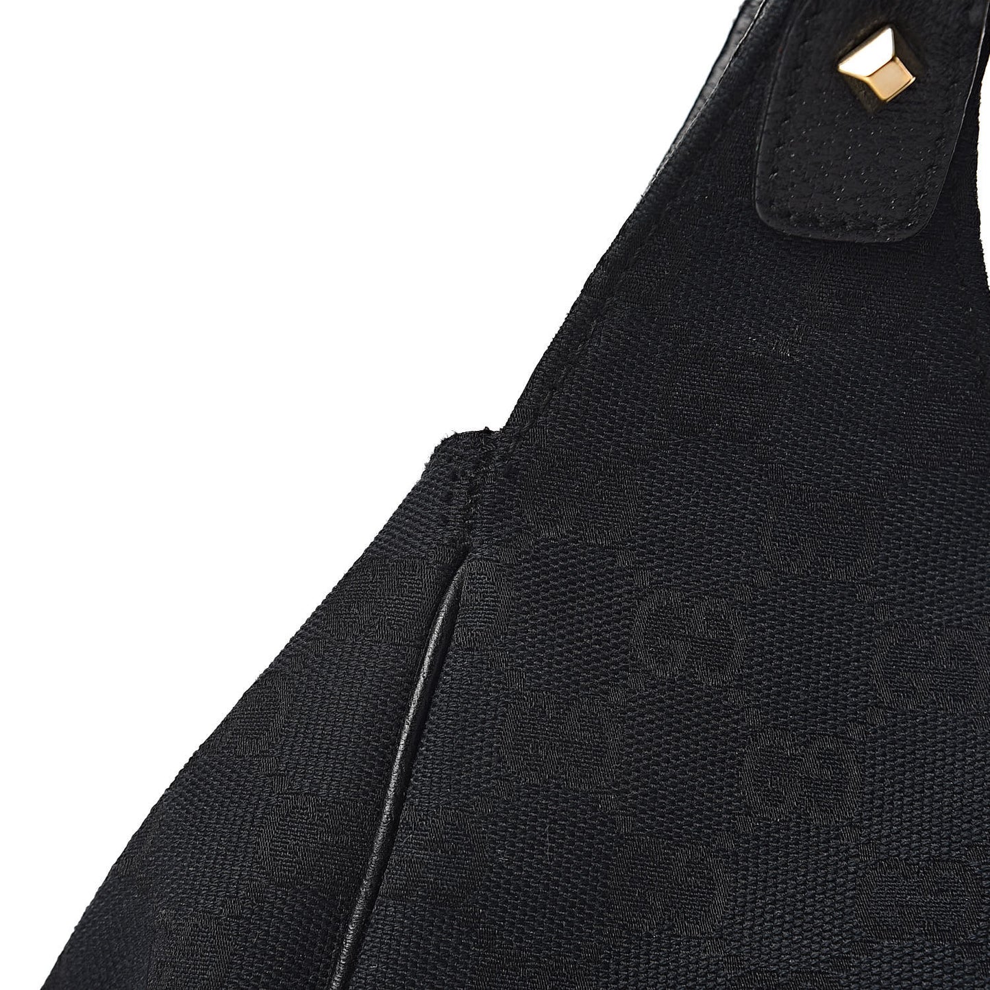Monogram Calfskin Large Bardot Tote Black