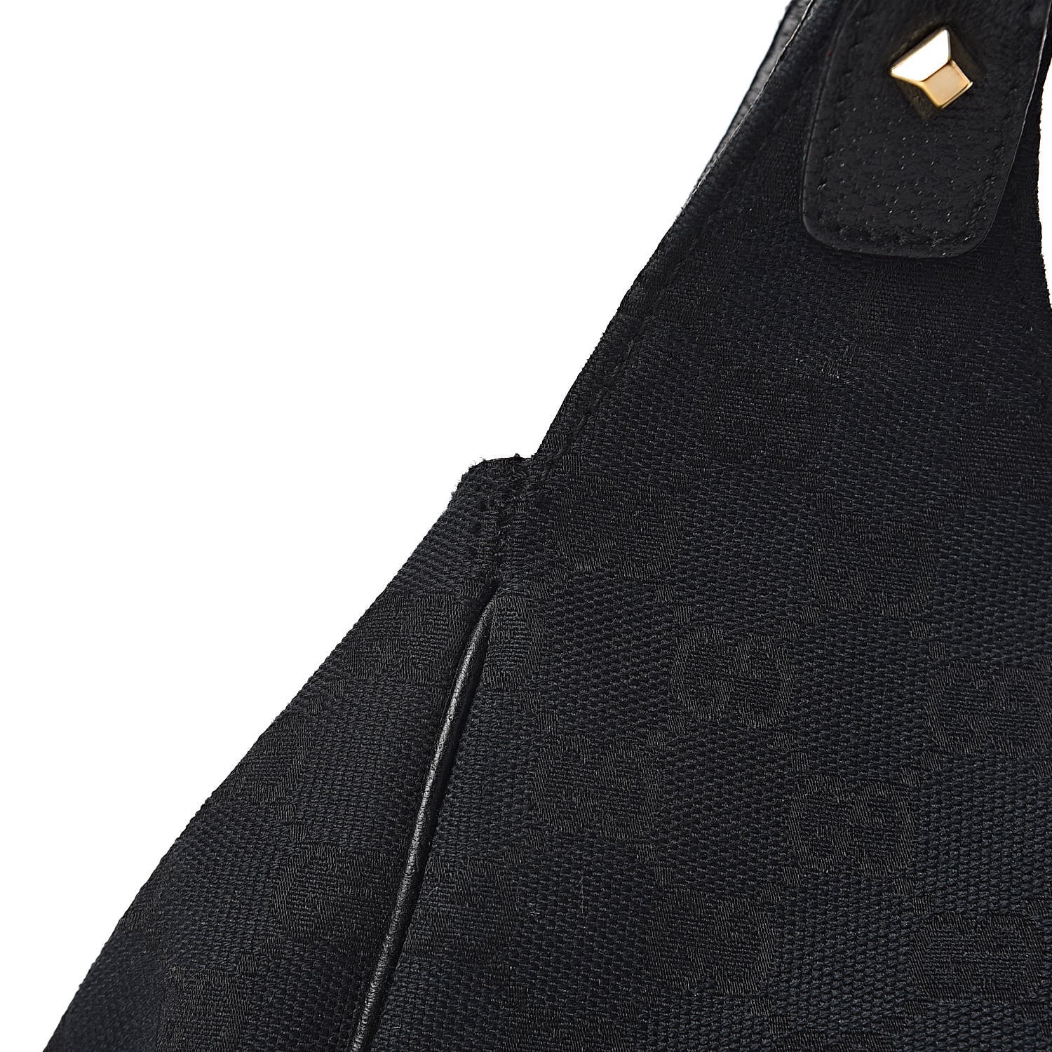 Gucci Monogram Calfskin Large Bardot Tote Black 12 of 24