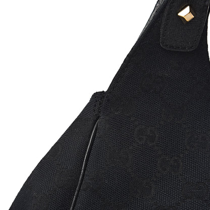 Gucci Monogram Calfskin Large Bardot Tote Black 12 of 24