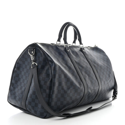 Louis Vuitton Damier Cobalt Keepall Bandouliere 55 2 of 10