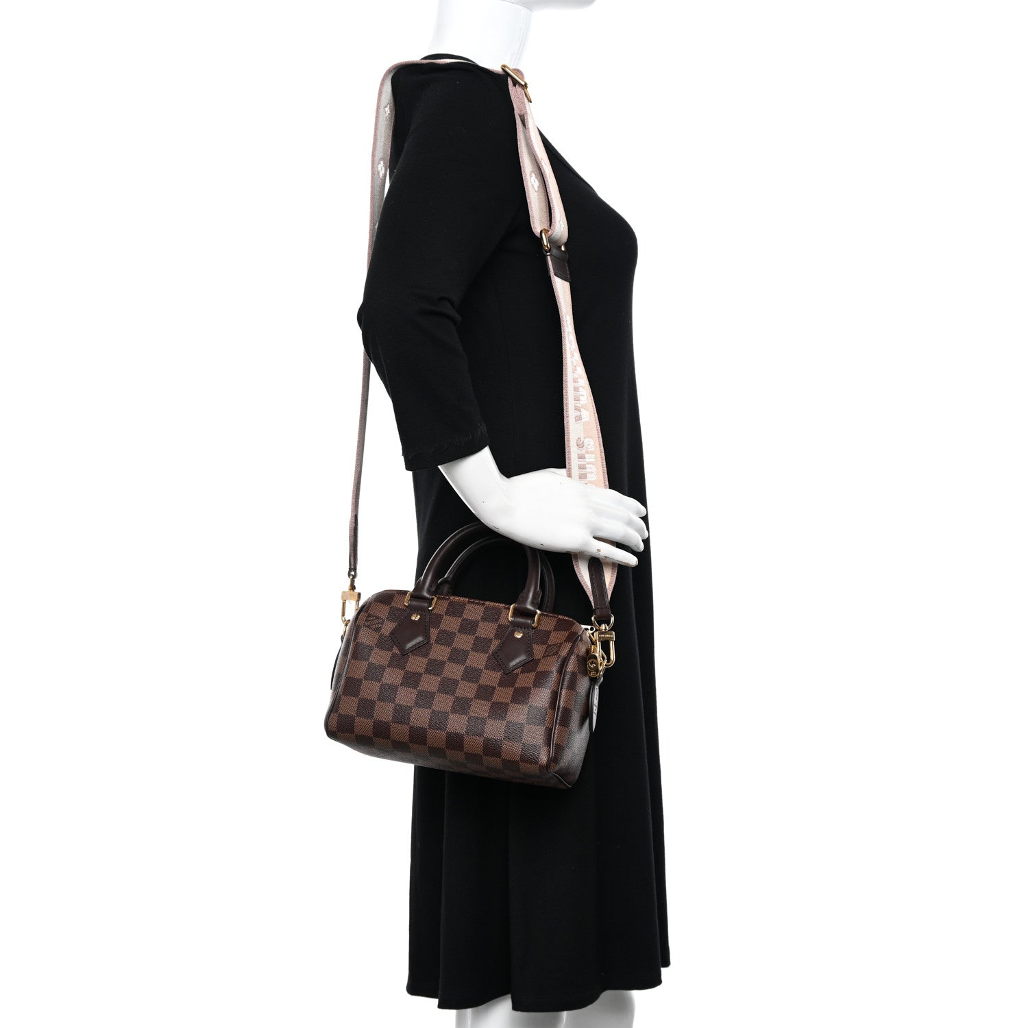 Louis Vuitton Damier Ebene Speedy Bandouliere 20 3 of 9