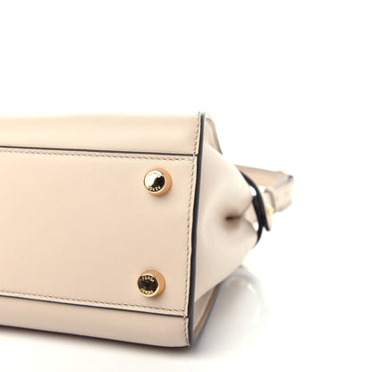 Fendi Vitello Tahiti Burro Medium Peekaboo Iconic Essentially Satchel Nuvola Rosa Bourbon 10 of 11