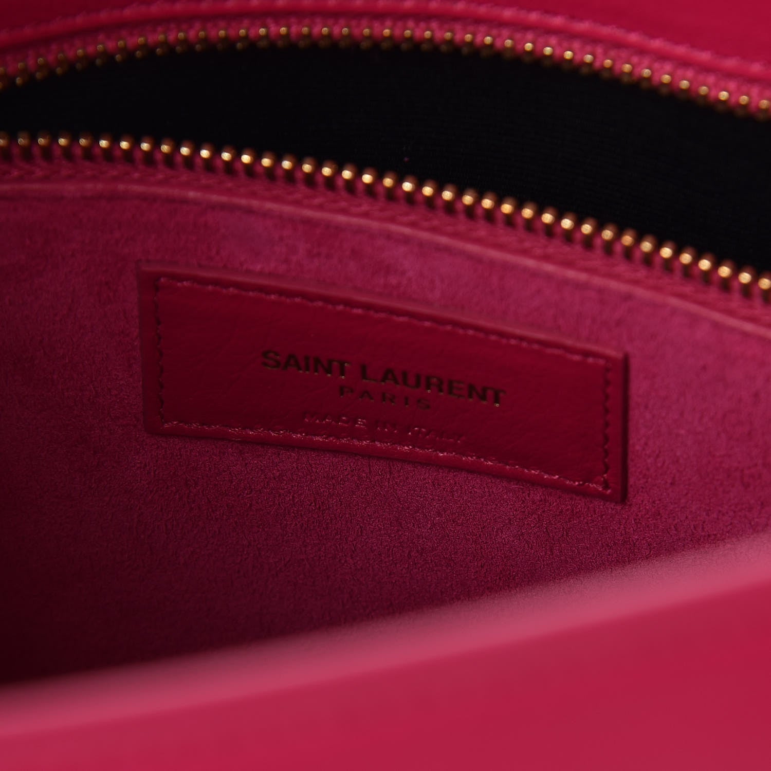 Saint Laurent Calfskin Small Sac De Jour Lipstick Fuchsia 8 of 8