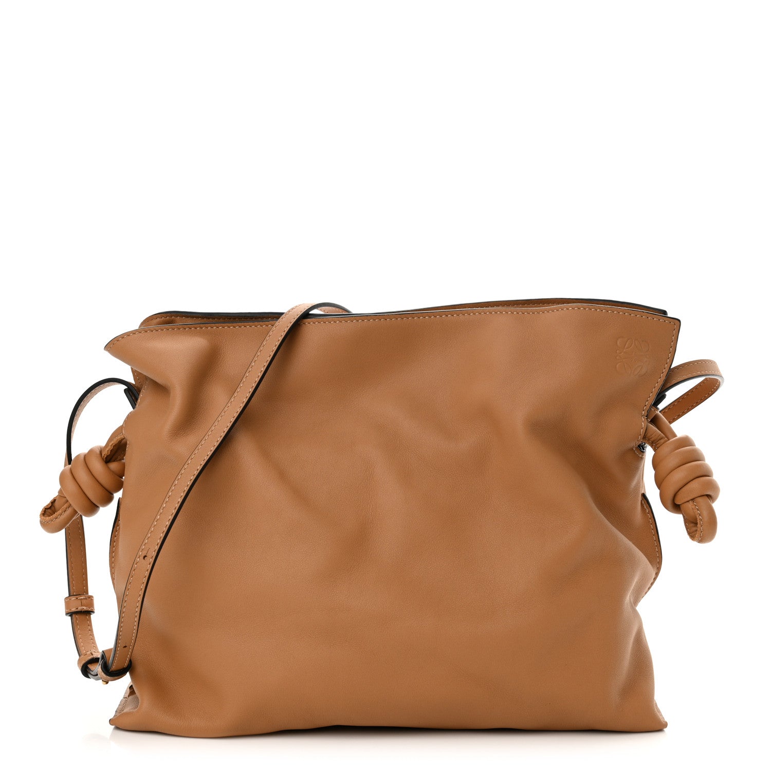 Loewe Nappa Flamenco Knot Clutch Warm Desert 1 of 10