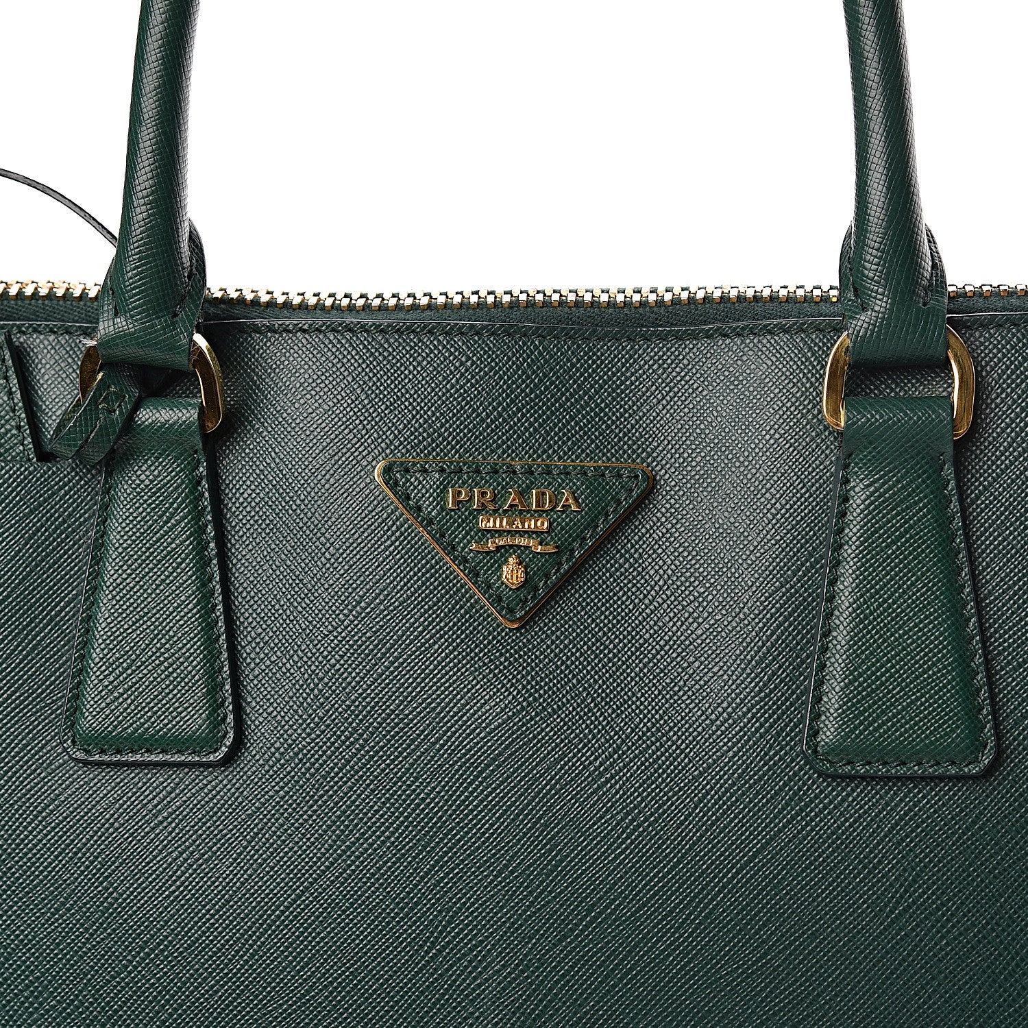 Prada Saffiano Lux Large Promenade Tote Biliardo 19 of 19