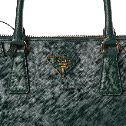 Prada Saffiano Lux Large Promenade Tote Biliardo 19 of 19