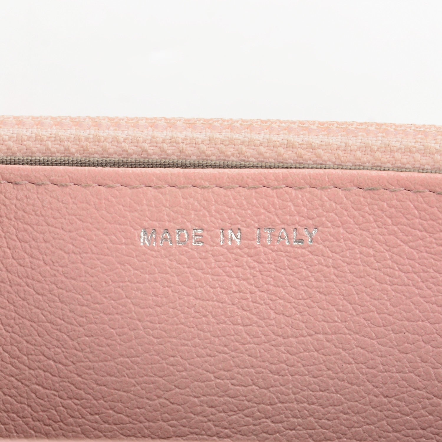 Chanel Goatskin Embossed Camellia Wallet On Chain WOC Light Pink 7 of 9