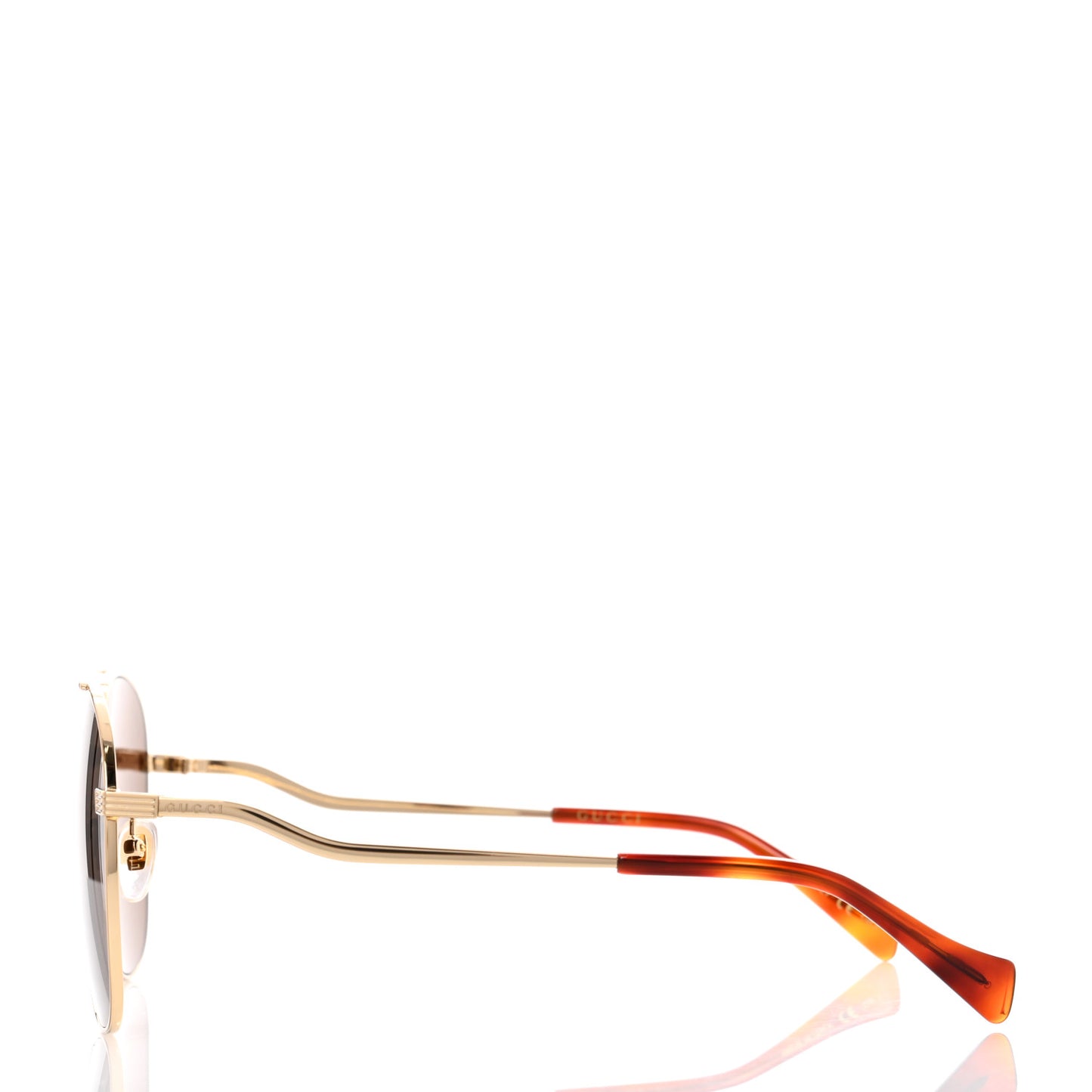 Aviator Sunglasses GG0969S Gold Brown