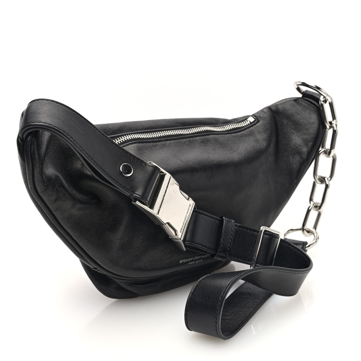 Alexander Wang Lambskin Attica Belt Bag Black 3 of 9