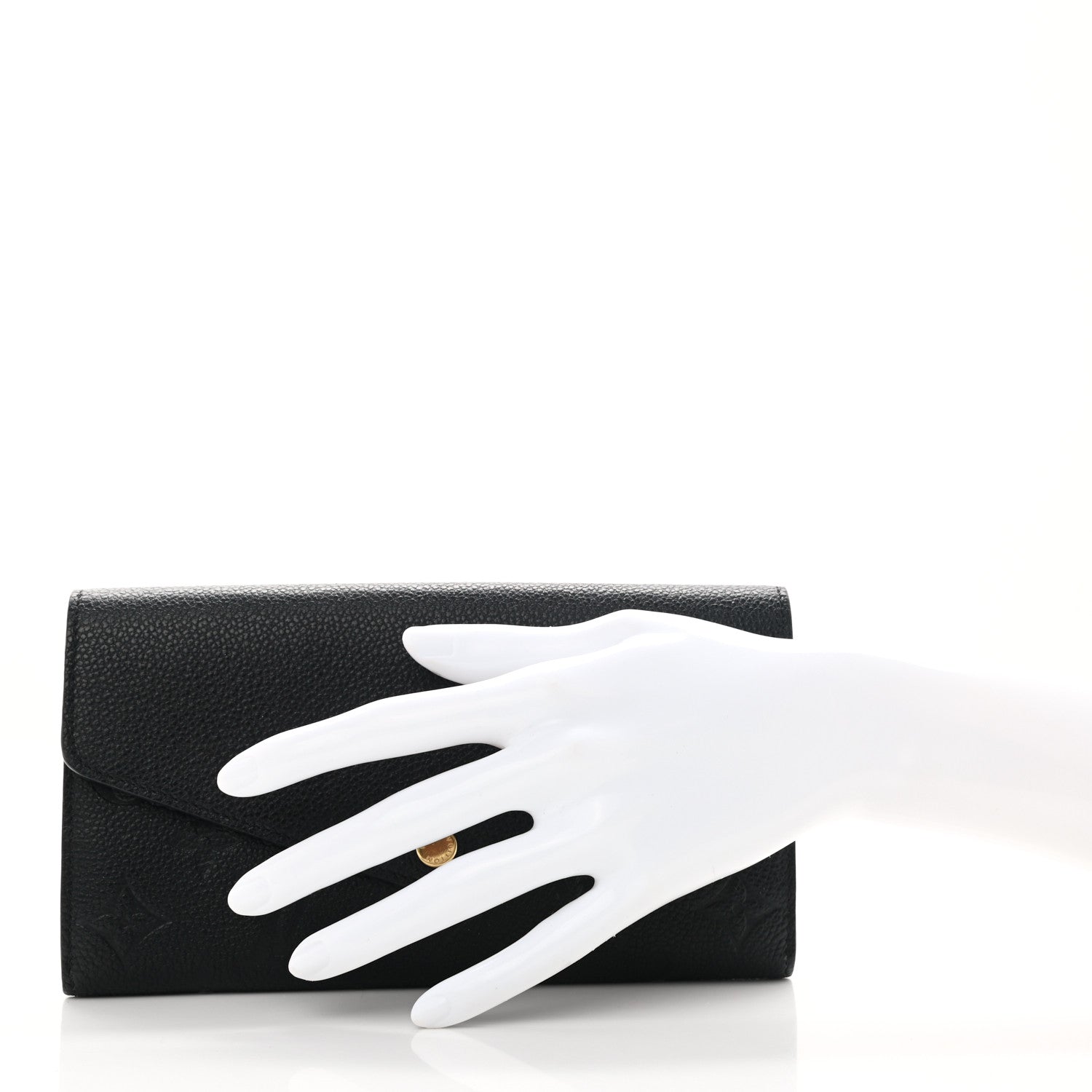 Louis Vuitton Empreinte Sarah Wallet NM Black 2 of 7