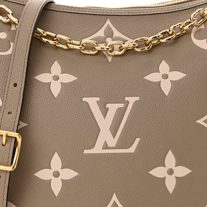 Louis Vuitton Empreinte Monogram Giant Loop Hobo Dove Gray Cream 8 of 10