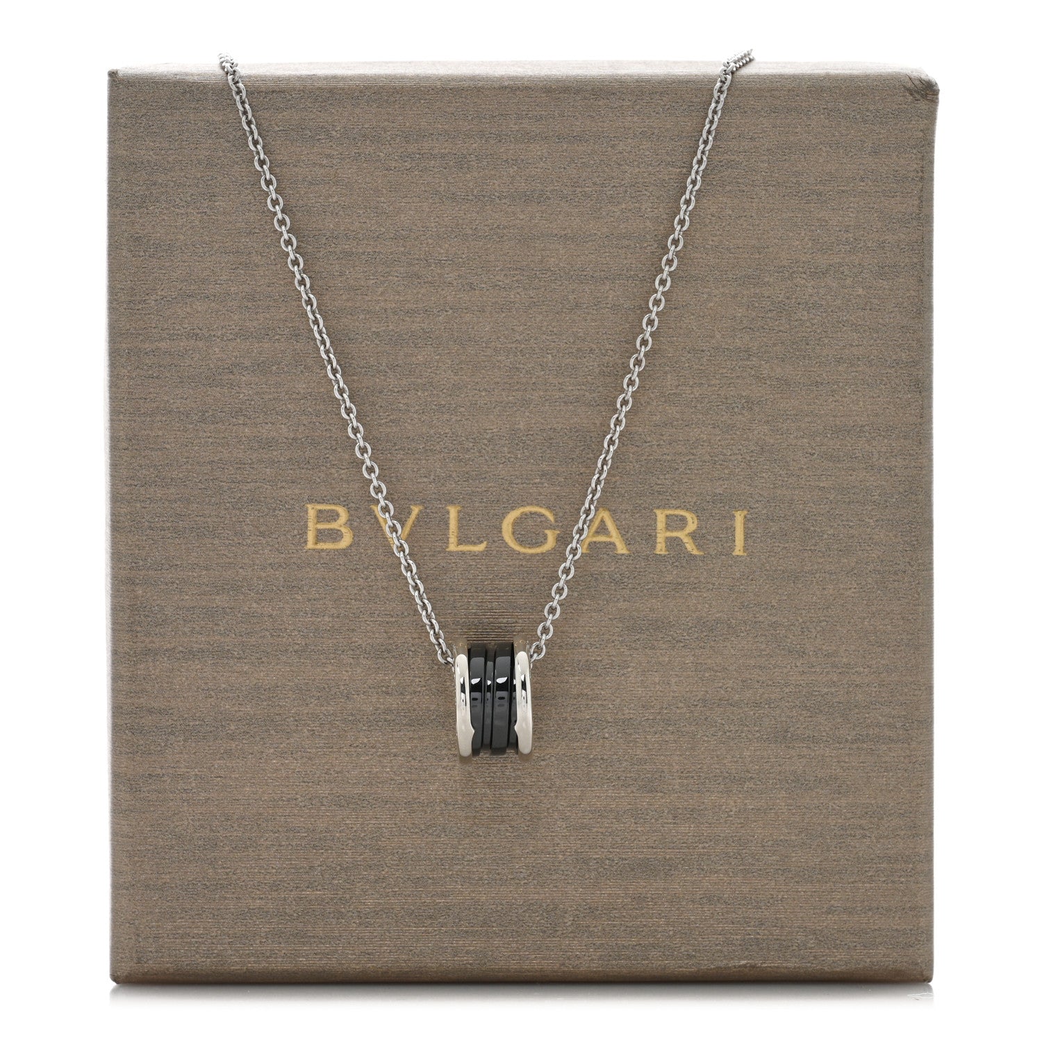 Bulgari Sterling Silver Ceramic Save The Children Pendant Necklace 5 of 5