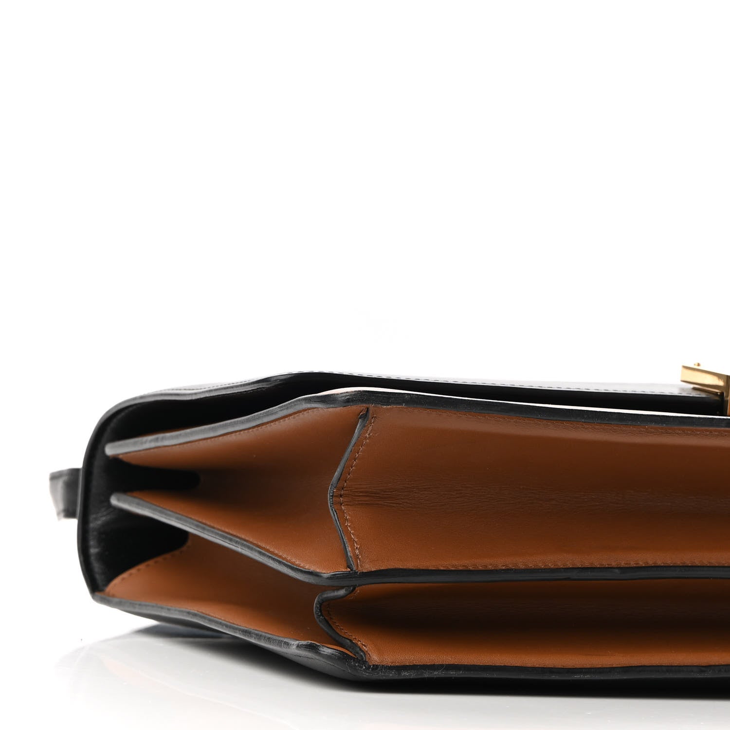 Celine Calfskin Medium Bi-Color Case Flap Camel 9 of 9