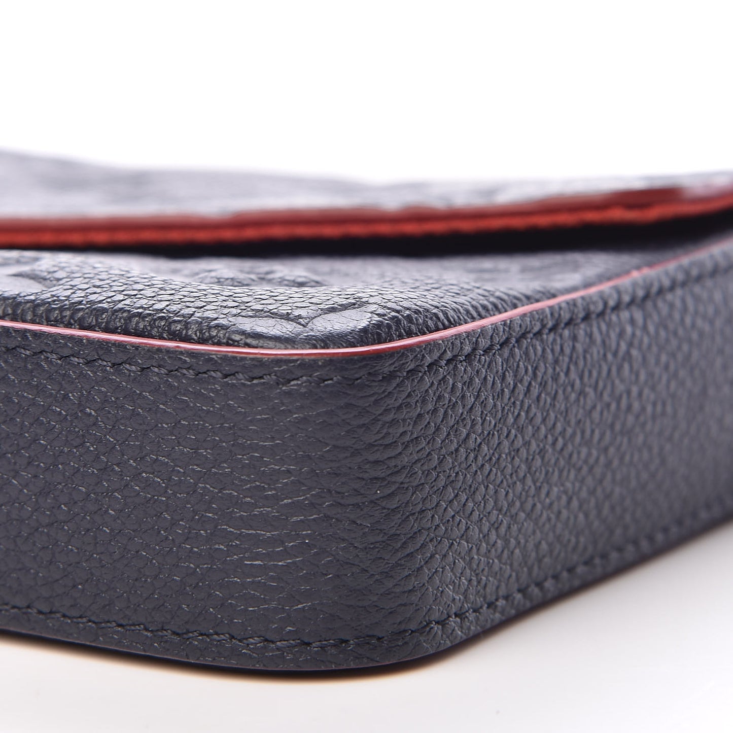 Empreinte Pochette Felicie Chain Wallet Marine Rouge