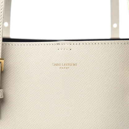 Saint Laurent Grained Calfskin Large Shopping Tote Vintage Black 10 of 10