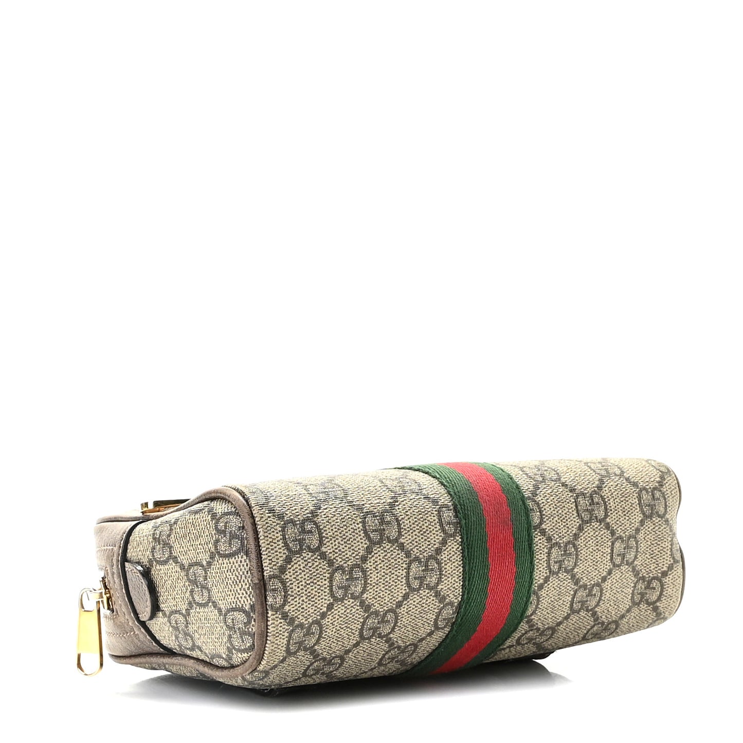 GG Supreme Monogram Web Small Ophidia Belt Bag 95 38 Dark Brown
