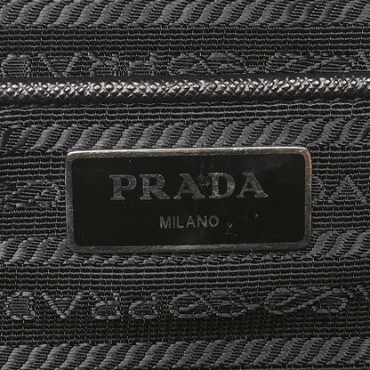 Prada Tessuto Nylon Saffiano Vela Backpack Black 6 of 9