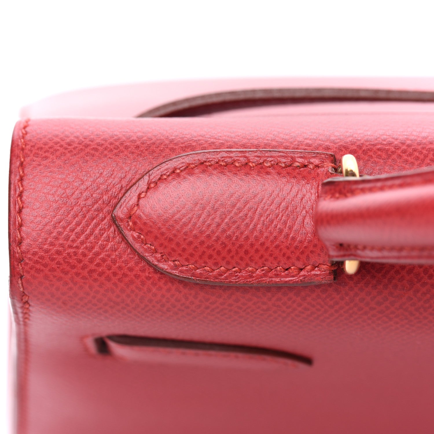 Hermes Courchevel Kelly Sellier 32 Rouge Vif 10 of 36