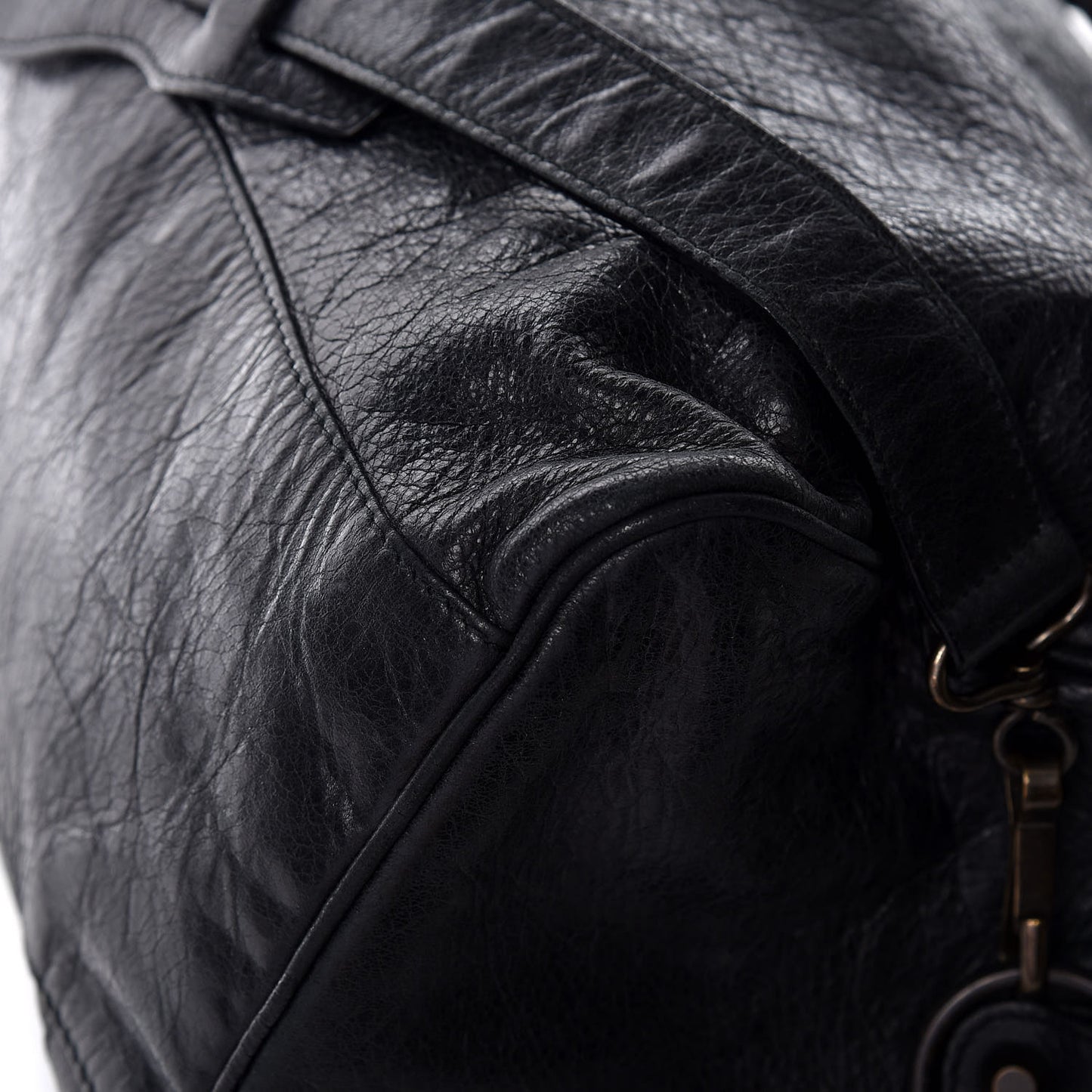 Agneau Classic Hardware Twiggy Black