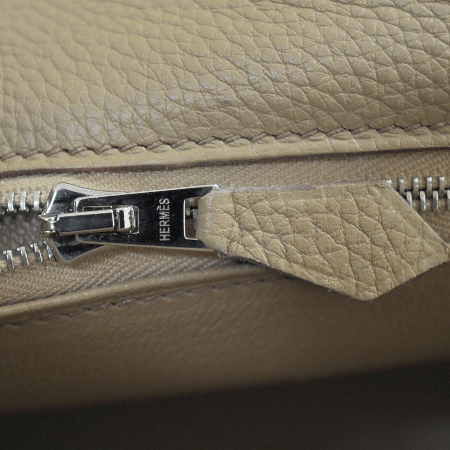 Hermes Taurillon Clemence Kelly 35 Tabac Camel 9 of 12