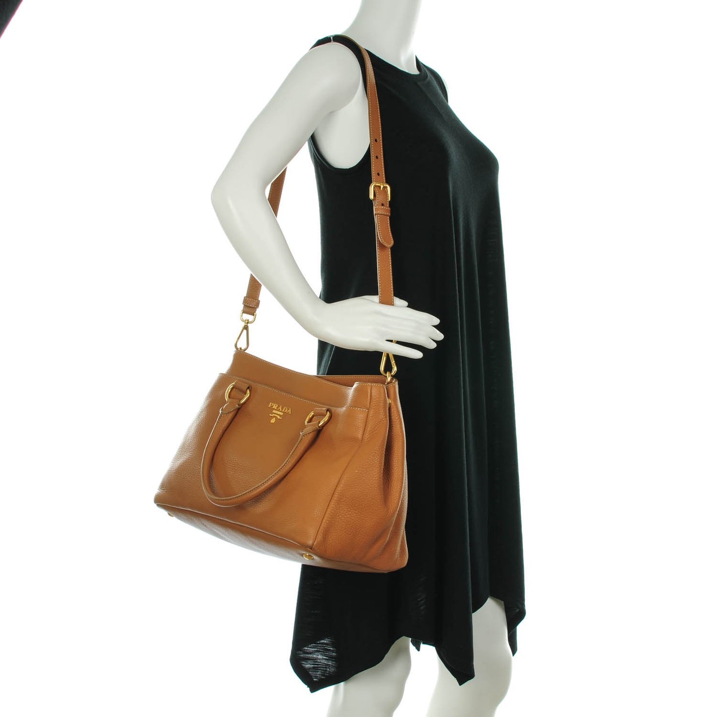 Vitello Daino East West Tote Ambra
