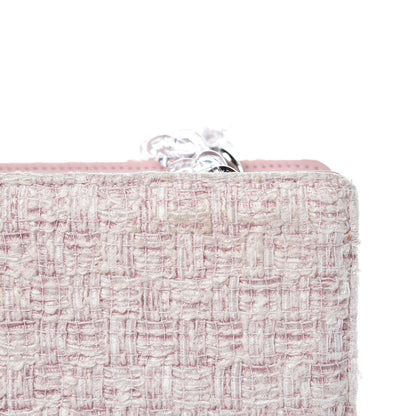 Chanel Tweed Zip Tote Pink White 10 of 12