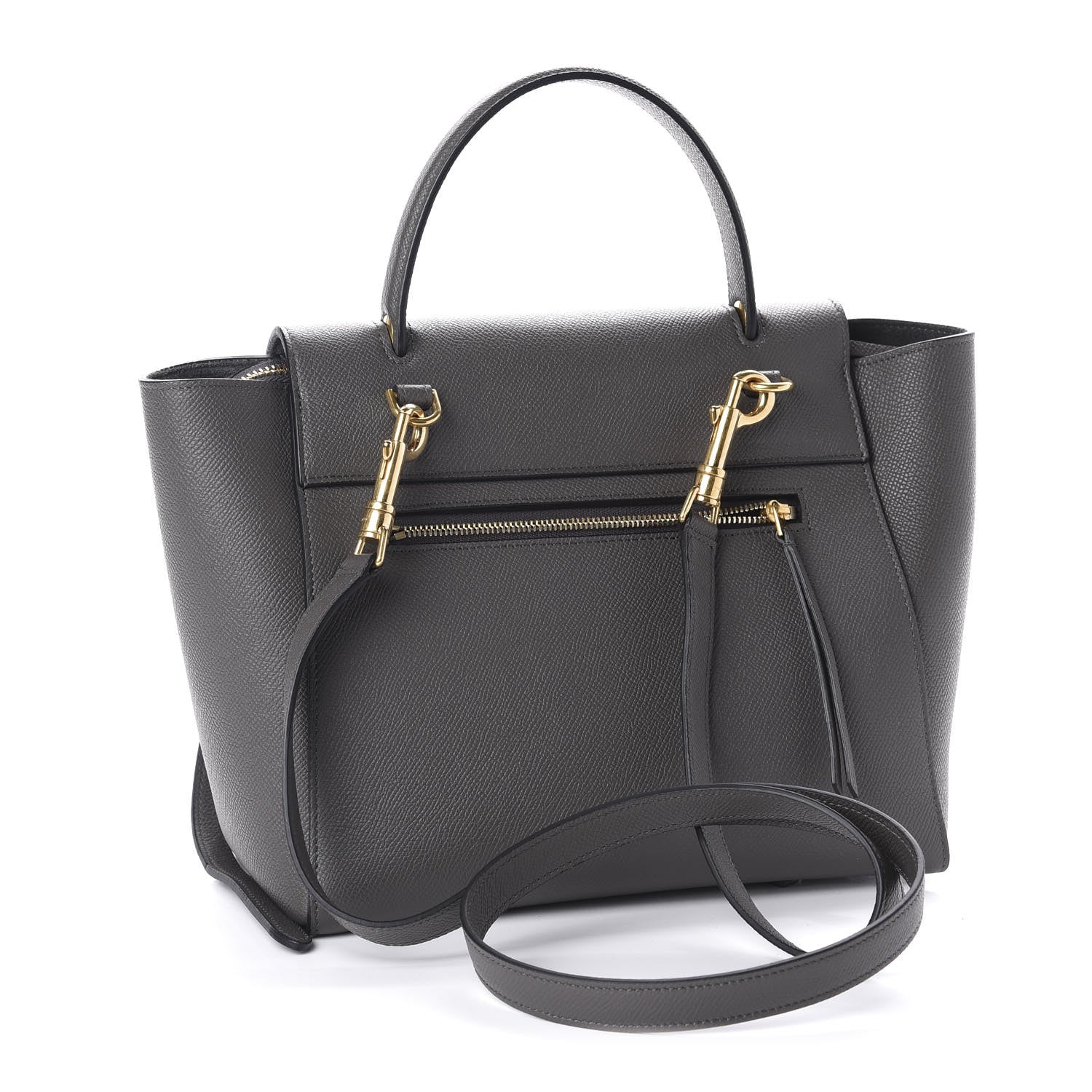 Celine Baby Grained Calfskin Micro Belt Bag Grey 4 of 12