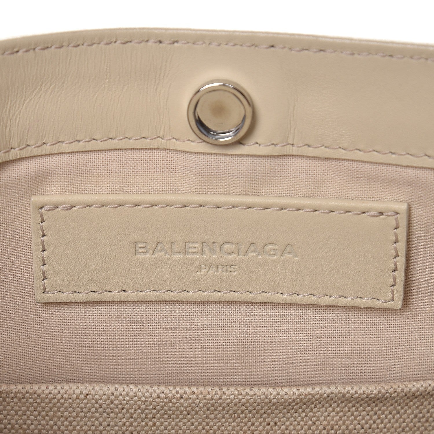 Balenciaga Cotton Canvas Striped Pochette Crossbody Bag Yellow 6 of 10