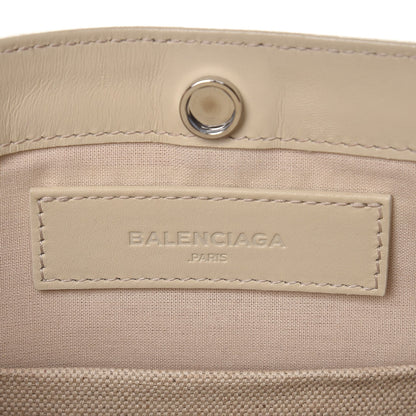 Balenciaga Cotton Canvas Striped Pochette Crossbody Bag Yellow 6 of 10