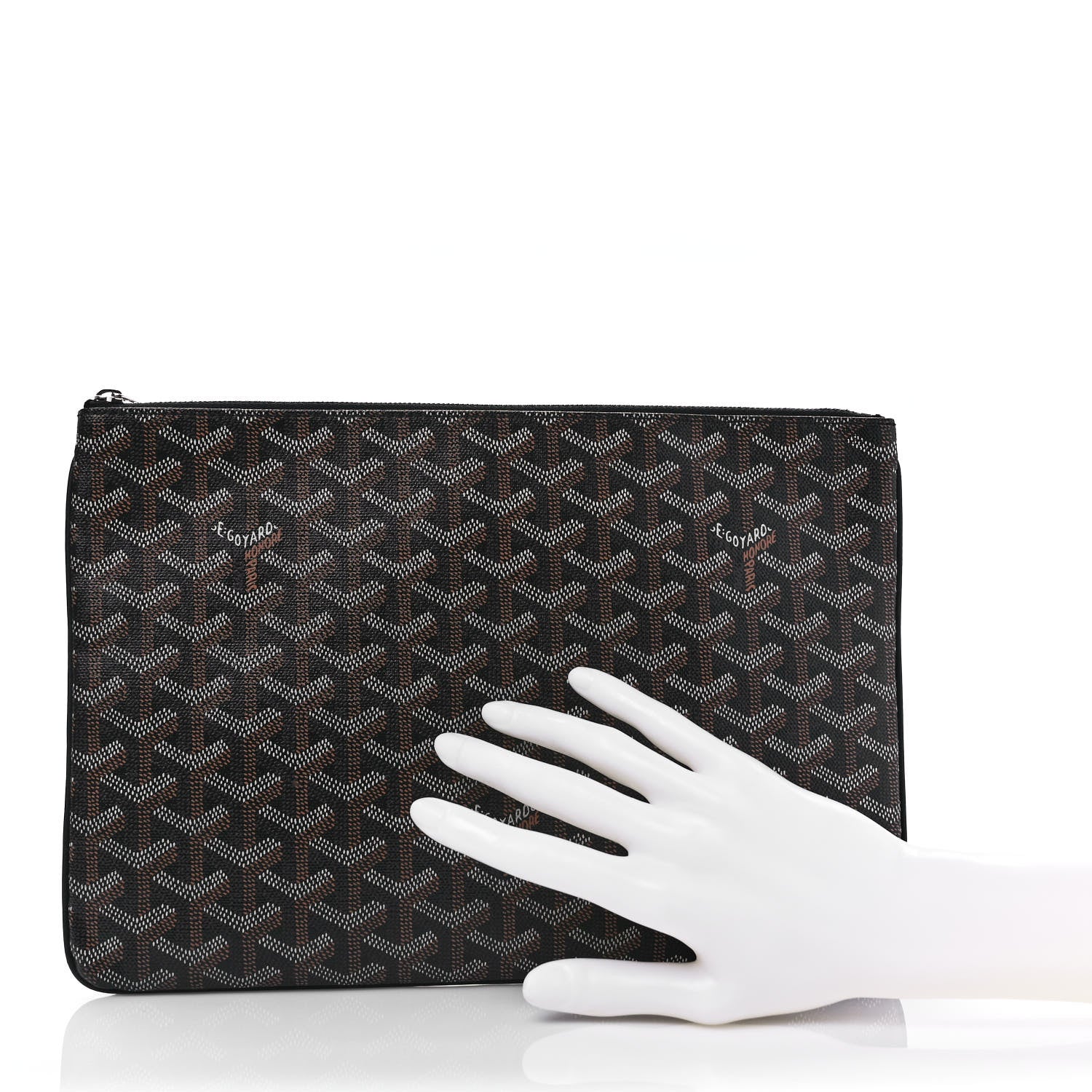 Goyard Goyardine Senat Pochette MM Black 2 of 6