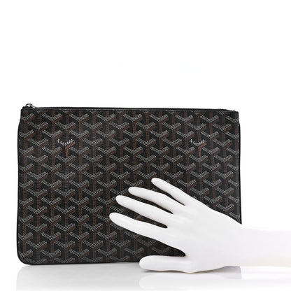 Goyard Goyardine Senat Pochette MM Black 2 of 6