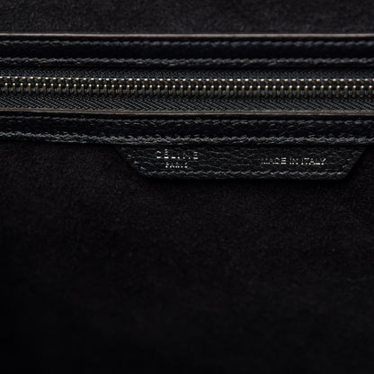 Celine Drummed Calfskin Mini Luggage Black 7 of 15