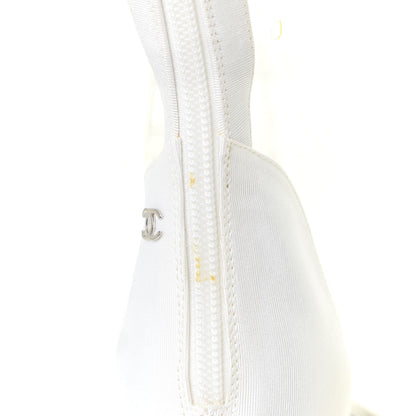 Chanel PVC Grosgrain High Boots 36 Transparent White 13 of 14