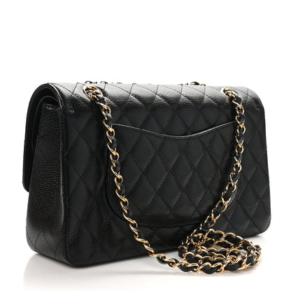 Chanel Caviar Quilted Medium Double Flap Black 3 of 11