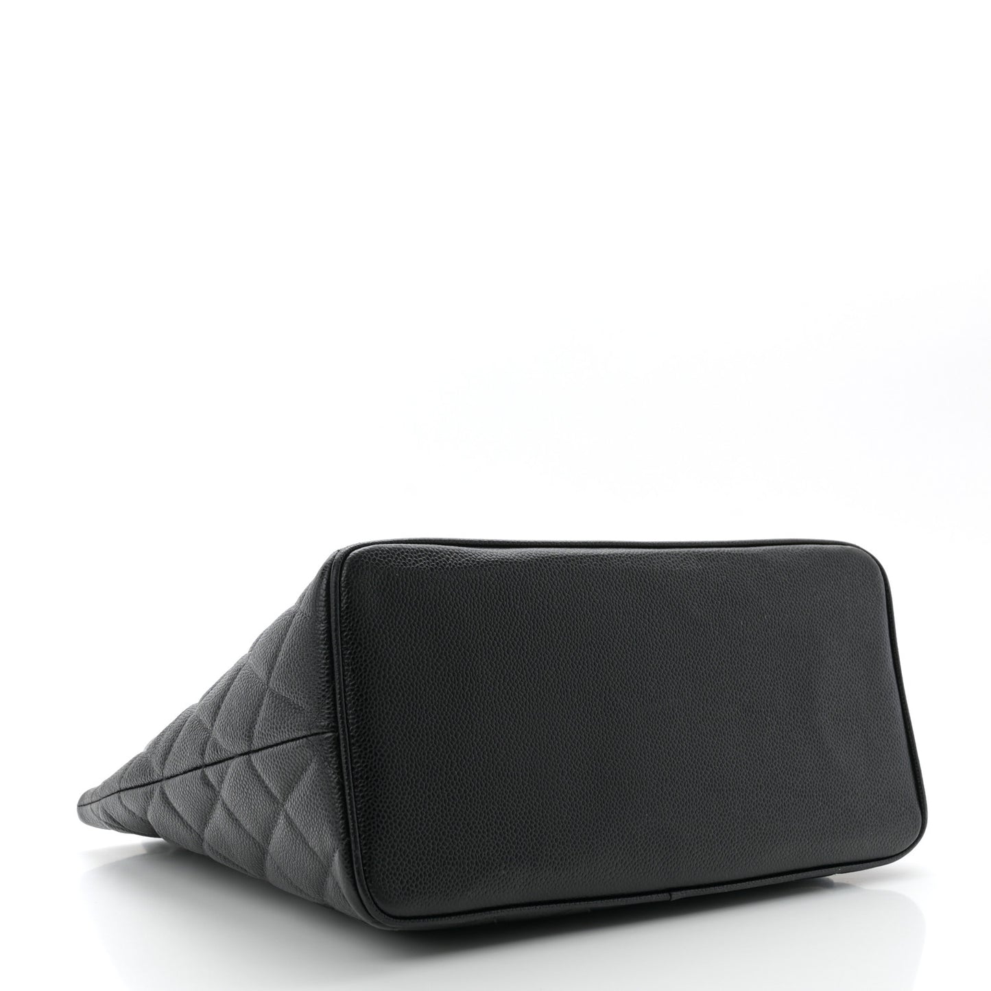 Caviar Quilted Medallion Tote Black