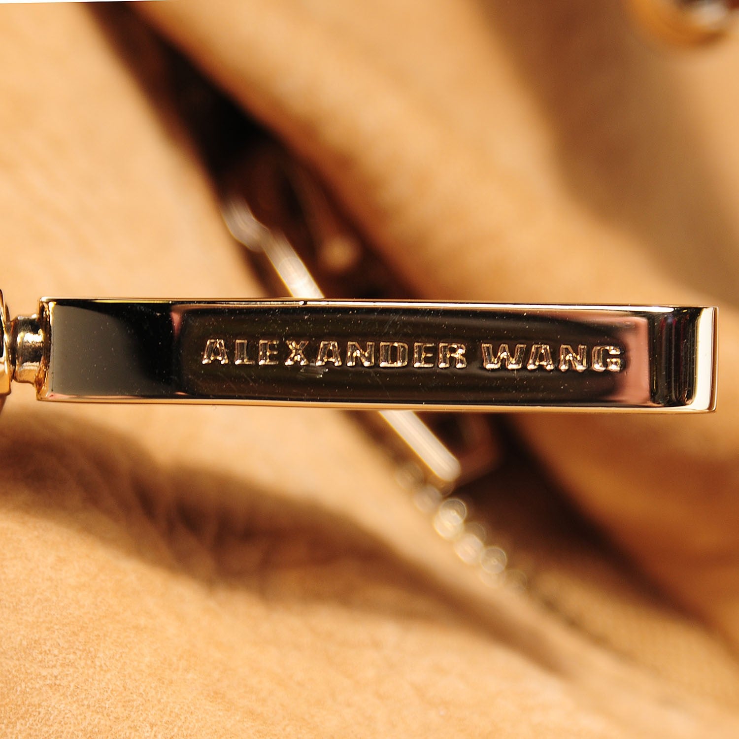 Alexander Wang Tumbled Nubuck Rocco Ginger Pale Gold Hardware 10 of 10