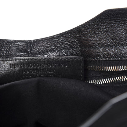Balenciaga Chevre Silver Metallic Edge Hardware City Black 10 of 11