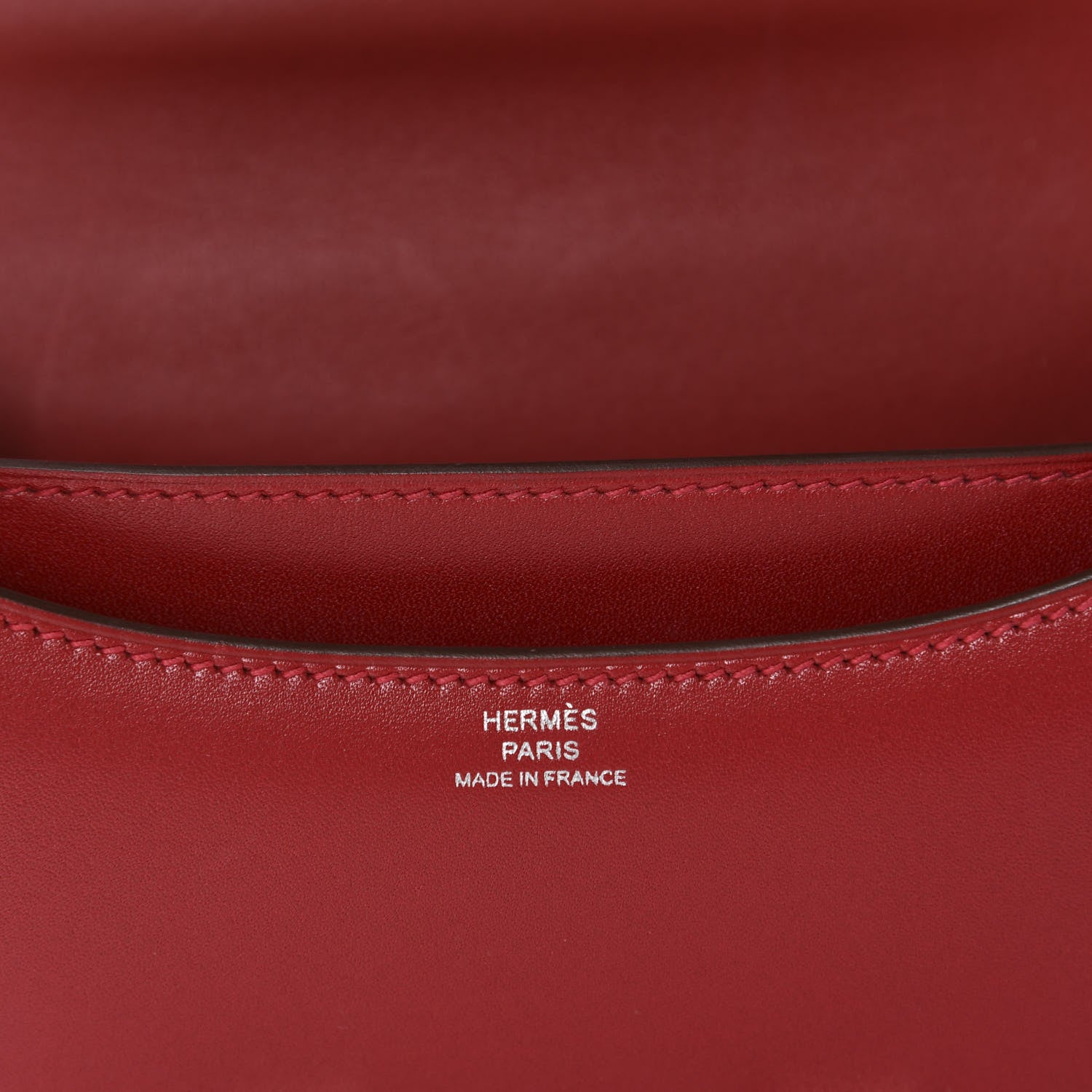 Hermes Tadelakt Constance 18 Rouge Vif 8 of 22
