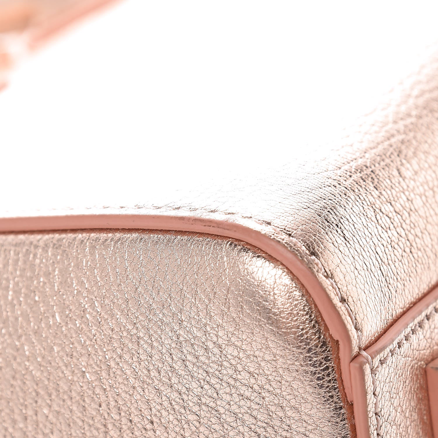 Givenchy Metallic Sugar Goatskin Mini Antigona Light Pink 9 of 12