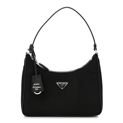 Prada Tessuto Nylon Saffiano Mini Re-Edition 2005 Bag Black 1 of 11