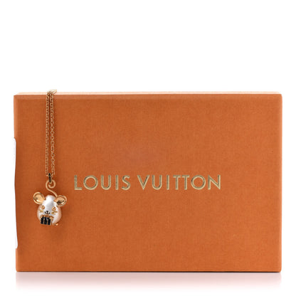 Louis Vuitton Vuittonite Rat Necklace Gold 9 of 9