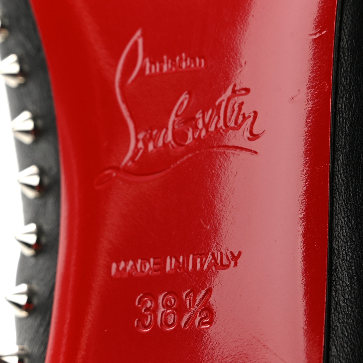 Christian Louboutin Calfskin Hongroise 85 Ankle Boots 38.5 Black 7 of 8