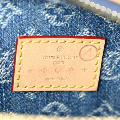 Louis Vuitton Monogram Denim High Rise Bumbag Blue 6 of 9