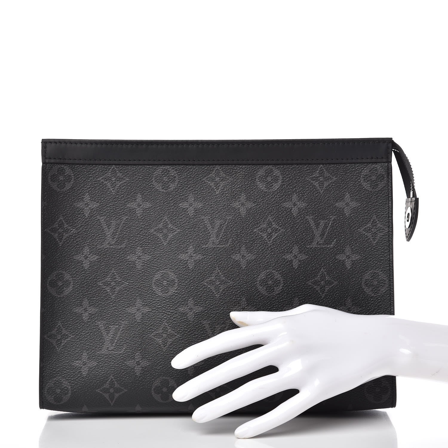 Louis Vuitton Monogram Eclipse Pochette Voyage MM 2 of 8