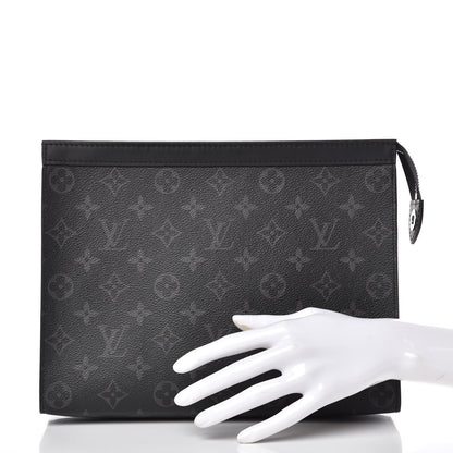 Louis Vuitton Monogram Eclipse Pochette Voyage MM 2 of 8