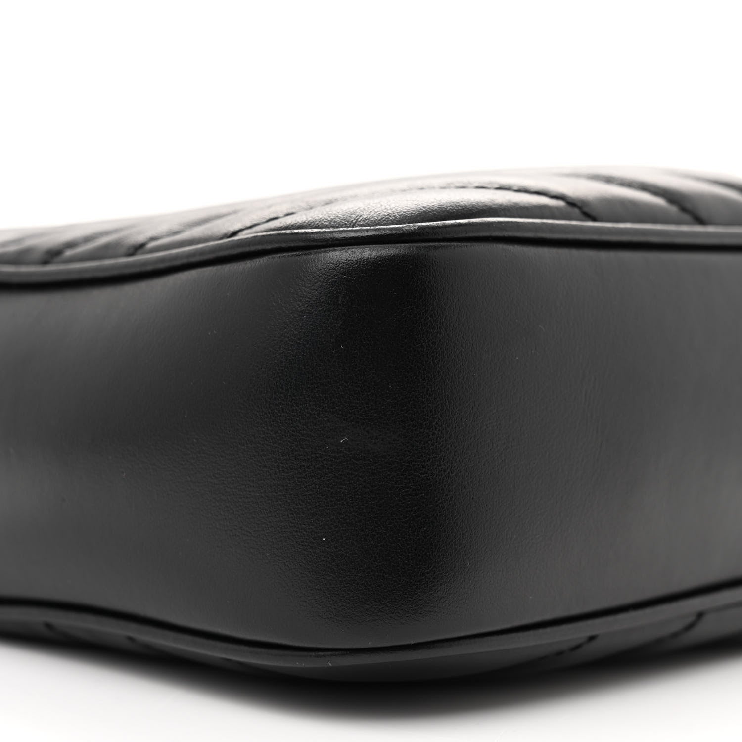 Saint Laurent Calfskin Matelasse Monogram Lou Camera Bag Black 9 of 14