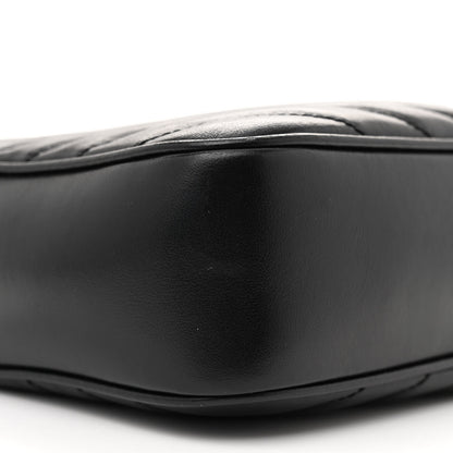 Saint Laurent Calfskin Matelasse Monogram Lou Camera Bag Black 9 of 14