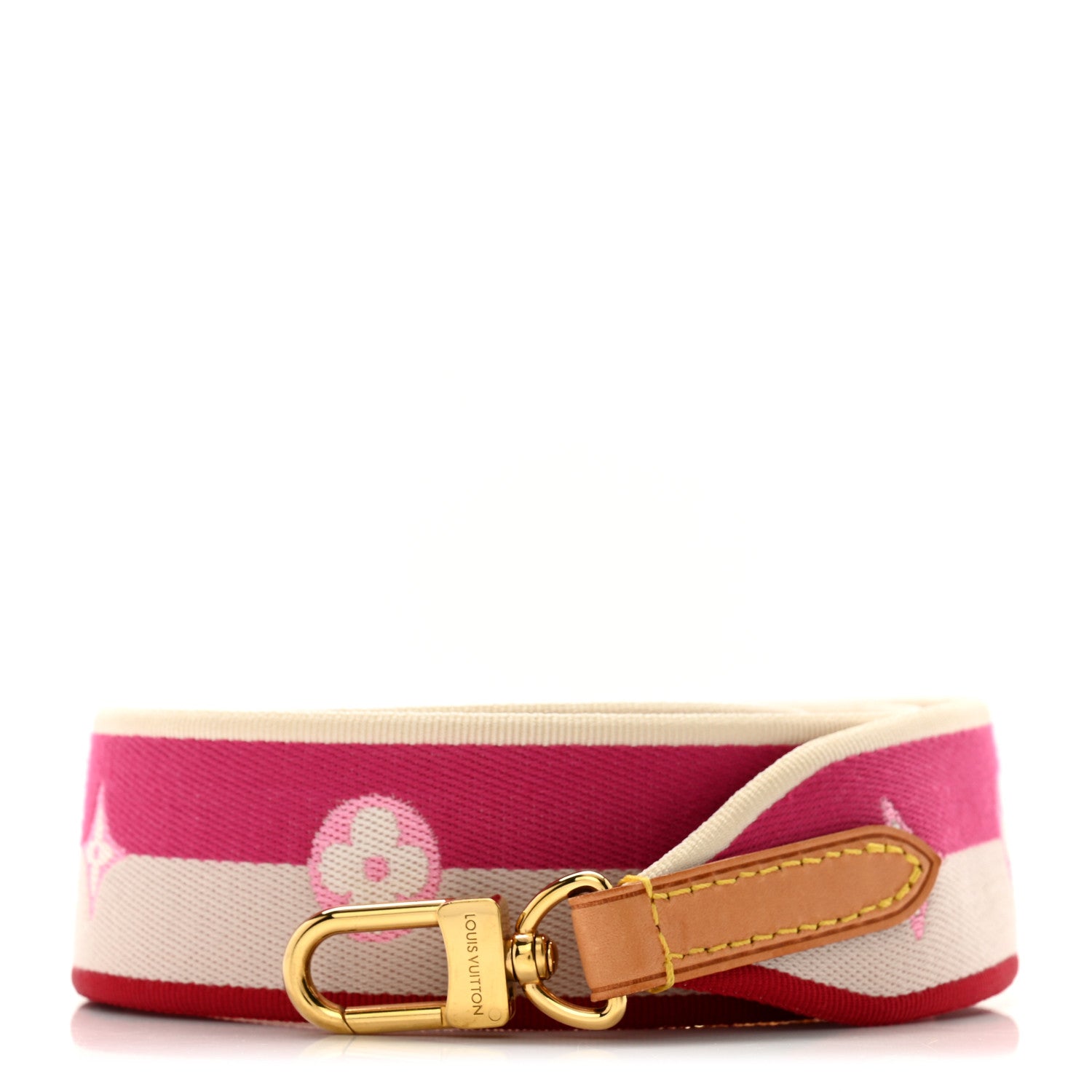 Louis Vuitton Jacquard Speedy Bandouliere 20 Shoulder Strap Fuchsia 1 of 4