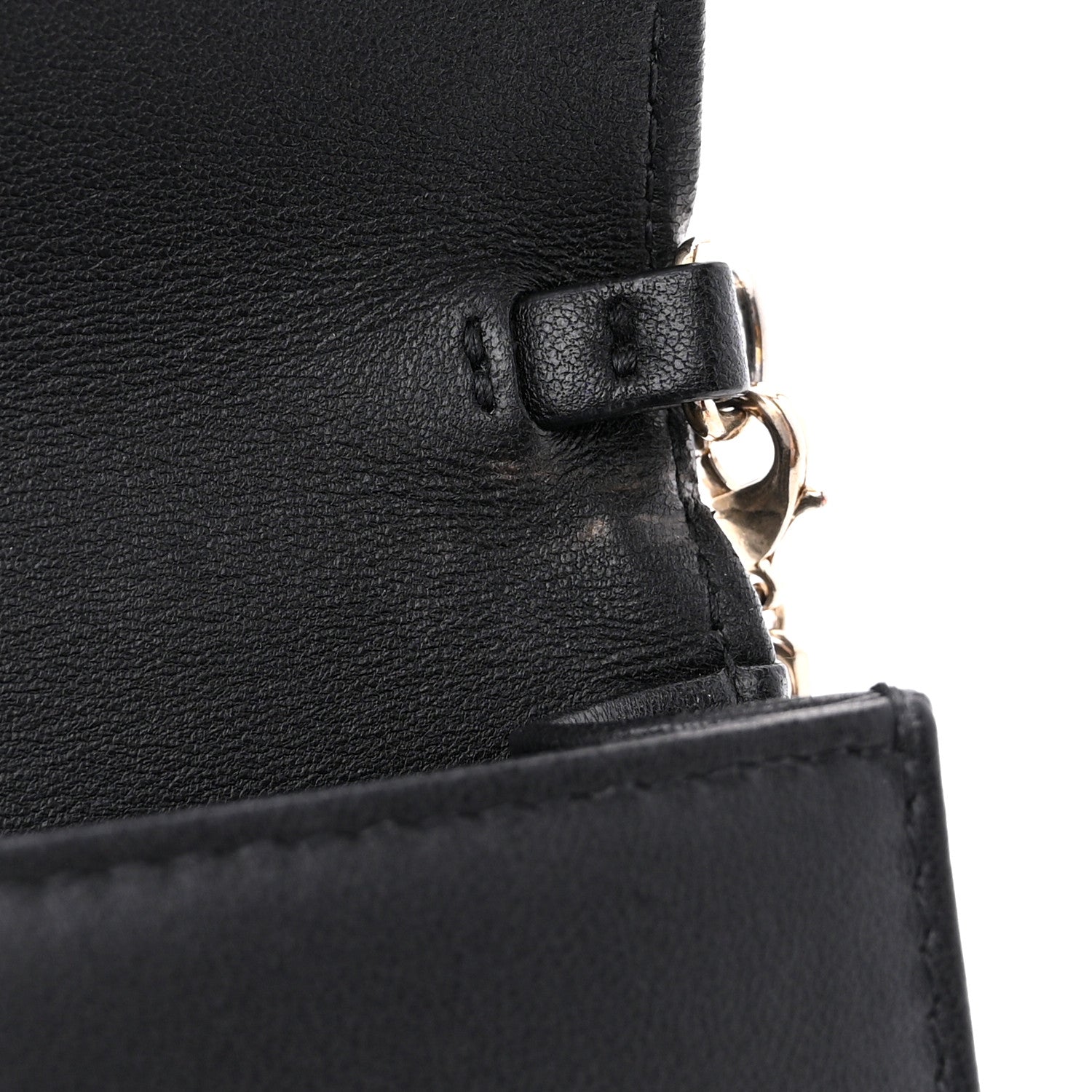 Christian Dior Lambskin Cannage Lady Dior Pouch Black 14 of 20